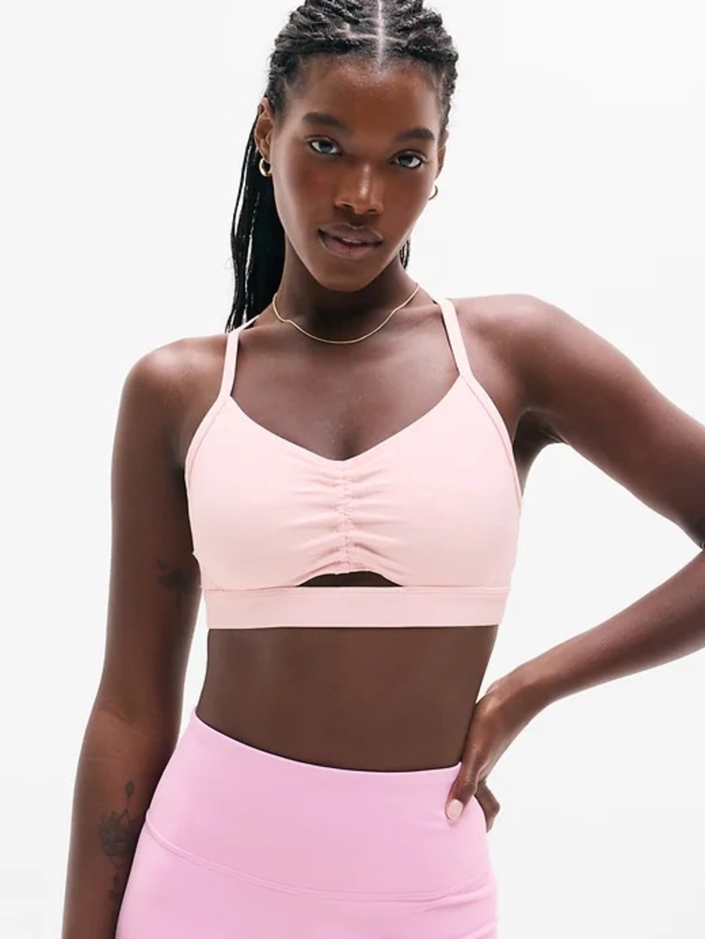 Athleta Vital Cinch Sport Bra size Medium